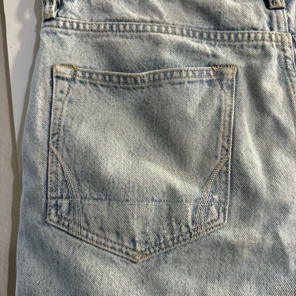 AllSaints Switch Distressed Mens Bermuda Jean Denim Shorts Blue Size 32 - Picture 8 of 9